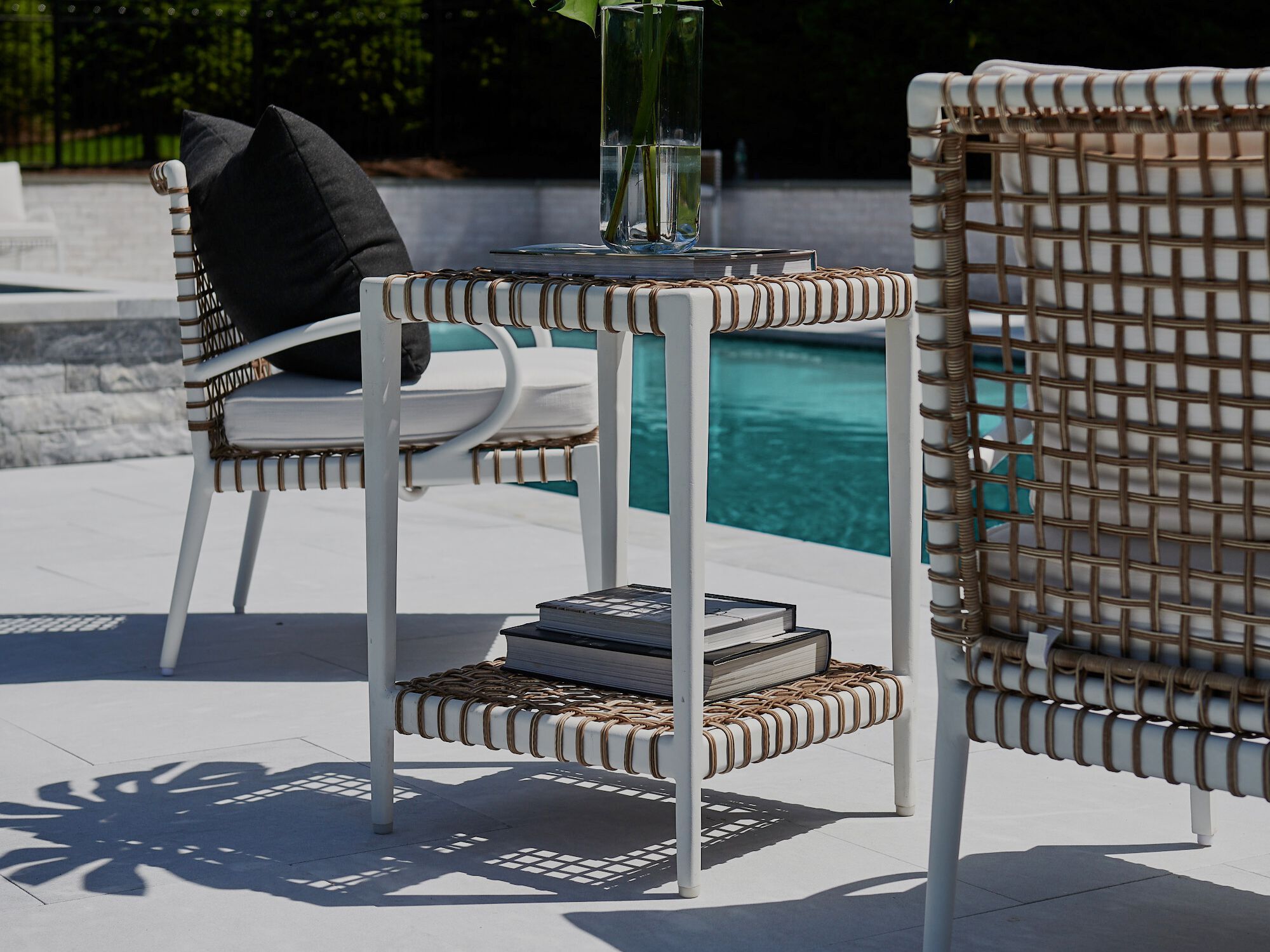 Квадратный алюминиевый журнальный столик с отсеком для хранения Walters Delta ARCH-00078995 - Вид №2