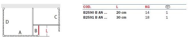 INDA® Хрустальная душевая кабина Walk in 8mm sun-id-1407640 - Вид №3