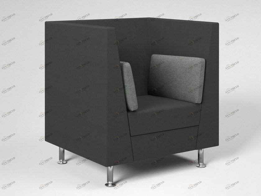FANTONI Кресло из акустической ткани с подлокотниками Seating system sun-id-1401924
