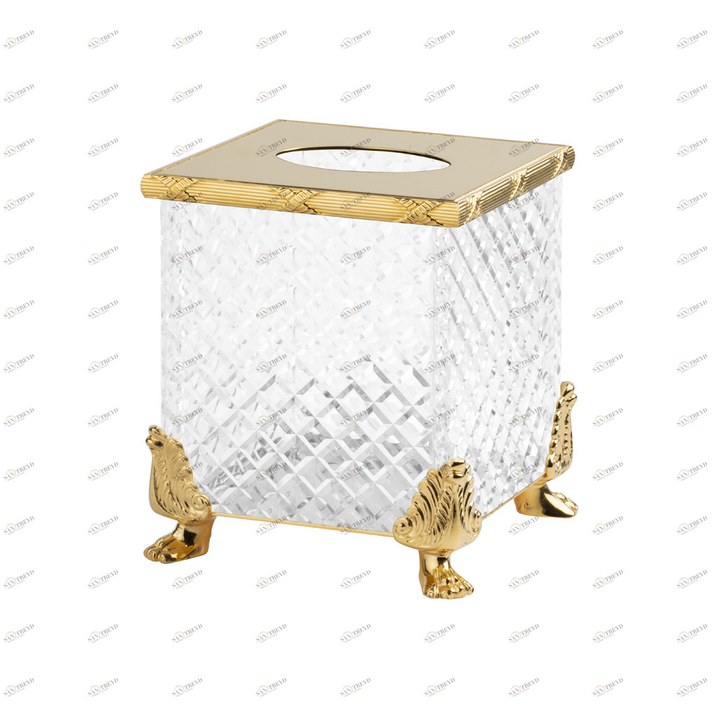 FS08C-652 FS08C-652 Квадратный диспенсер для салфеток ДОЗАТОРЫ ТКАНЕЙ Cristal & Bronze TISSUE DISPENSERS 