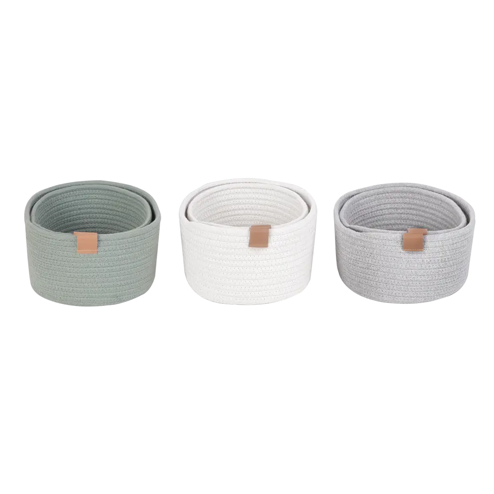 Набор корзин Sensea Magda 20x11.5x27 см цвет зелёный 2 шт STLM-2055308 - Вид №7