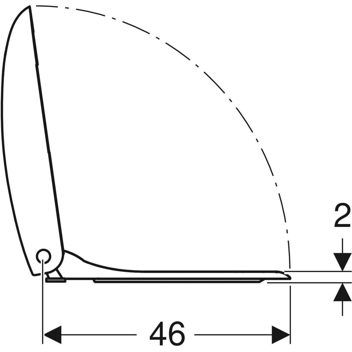 Сиденье унитаза duroplast Geberit Citterio ARCH-00047958 - Вид №2
