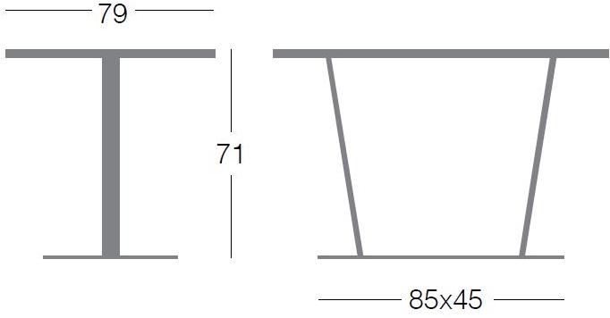 Segis Стол из нержавеющей стали  T0096  - Вид №4