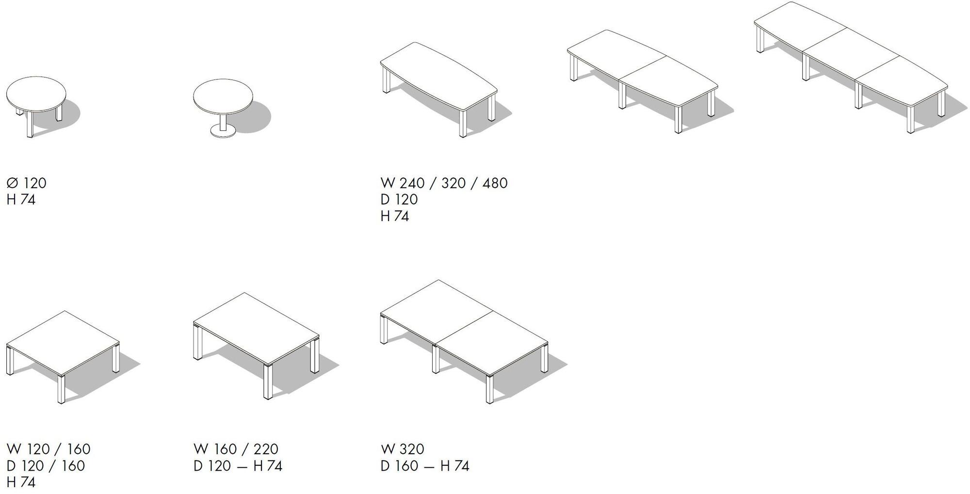 Sinetica Прямоугольный стол для совещаний Tao sun-id-1438055 - Вид №9