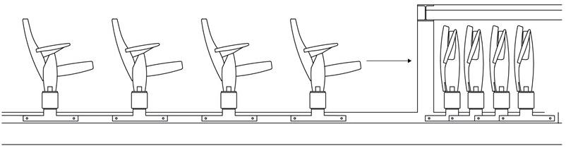 LAMM Автомат исчезновения сиденья sun-id-1372891 - Вид №3