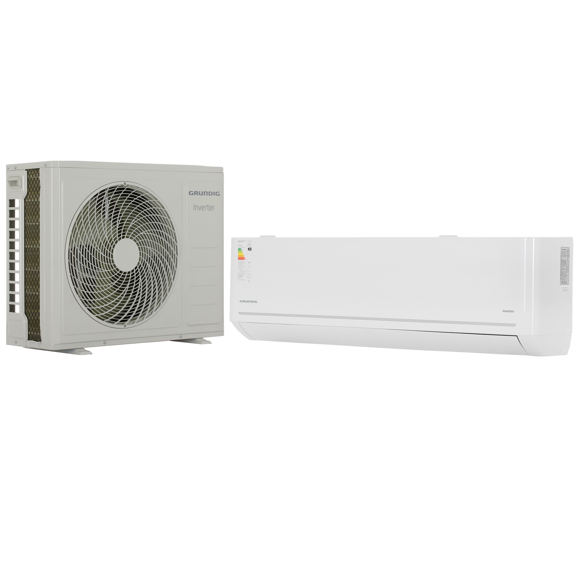 5401461 Кондиционер настенный сплит-система Grundig GRVPO 240/GRVPO 241 белый STDN-0070465