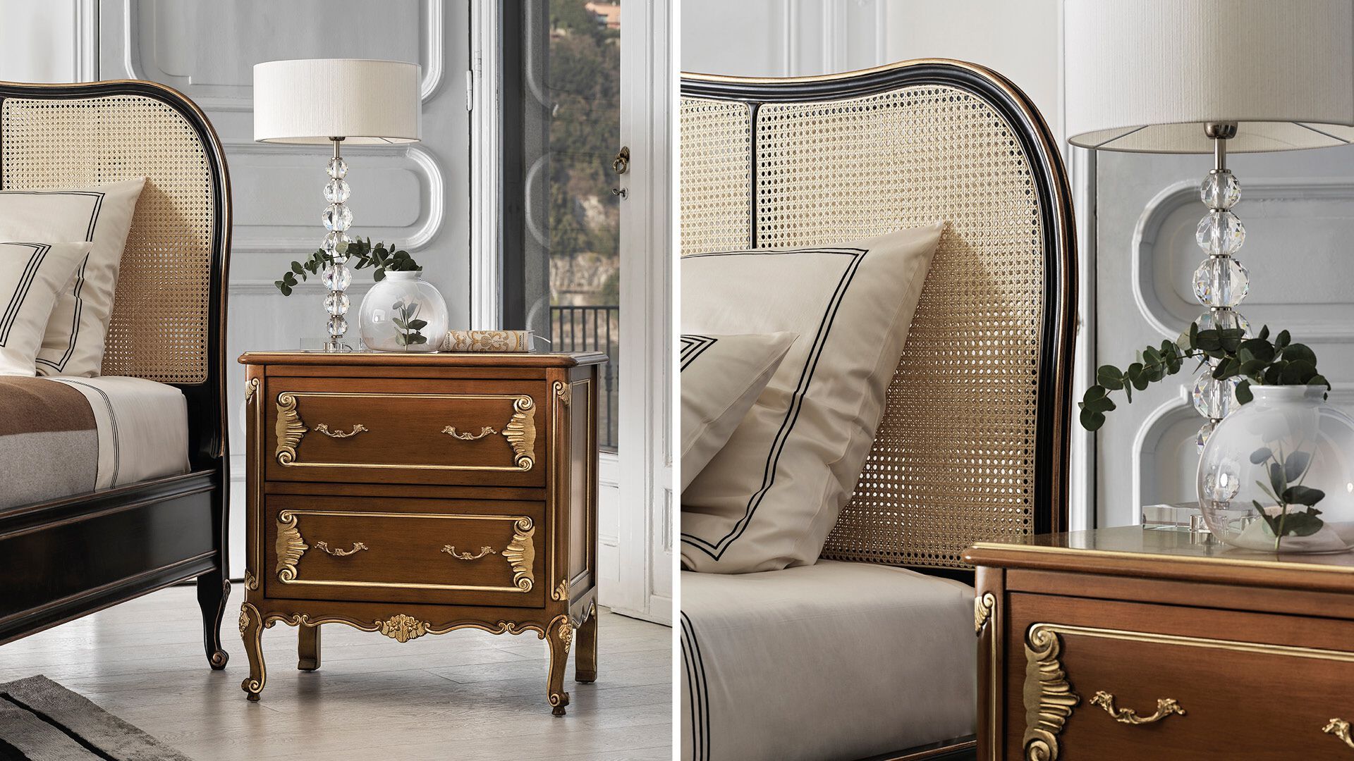 Венская соломенная двуспальная кровать ANGELO CAPPELLINI New Classic Interiors ARCH-00051961 - Вид №4