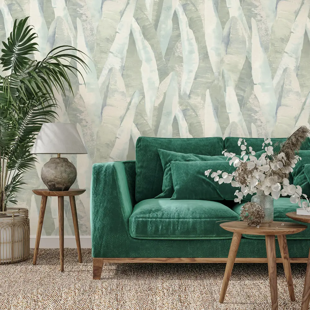 Обои флизелиновые Diamond Java зеленые 1.06 м DI5049-04 STLM-2081183 - Вид №2