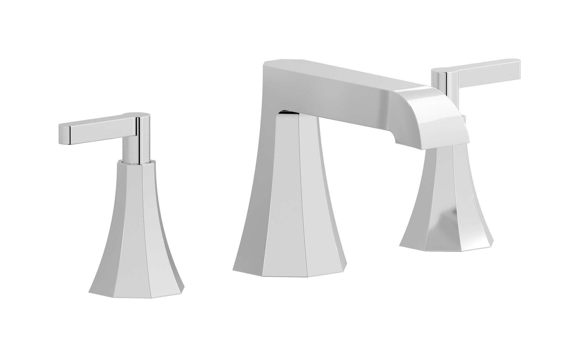 Смеситель для раковины с 3 отверстиями для пола с автоматическим сливом IB Belmondo + Belmondo Elle ARCH-00003865 - Вид №1