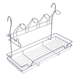 Полка комбинированная Delinia 395х190х270 мм цвет хром