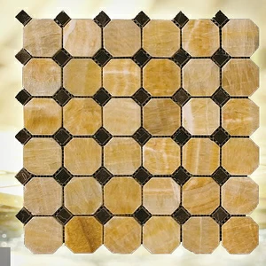 МОЗАИКА ИЗ НАТУРАЛЬНОГО КАМНЯ  M073+M076-BP NATURAL OCTAGON