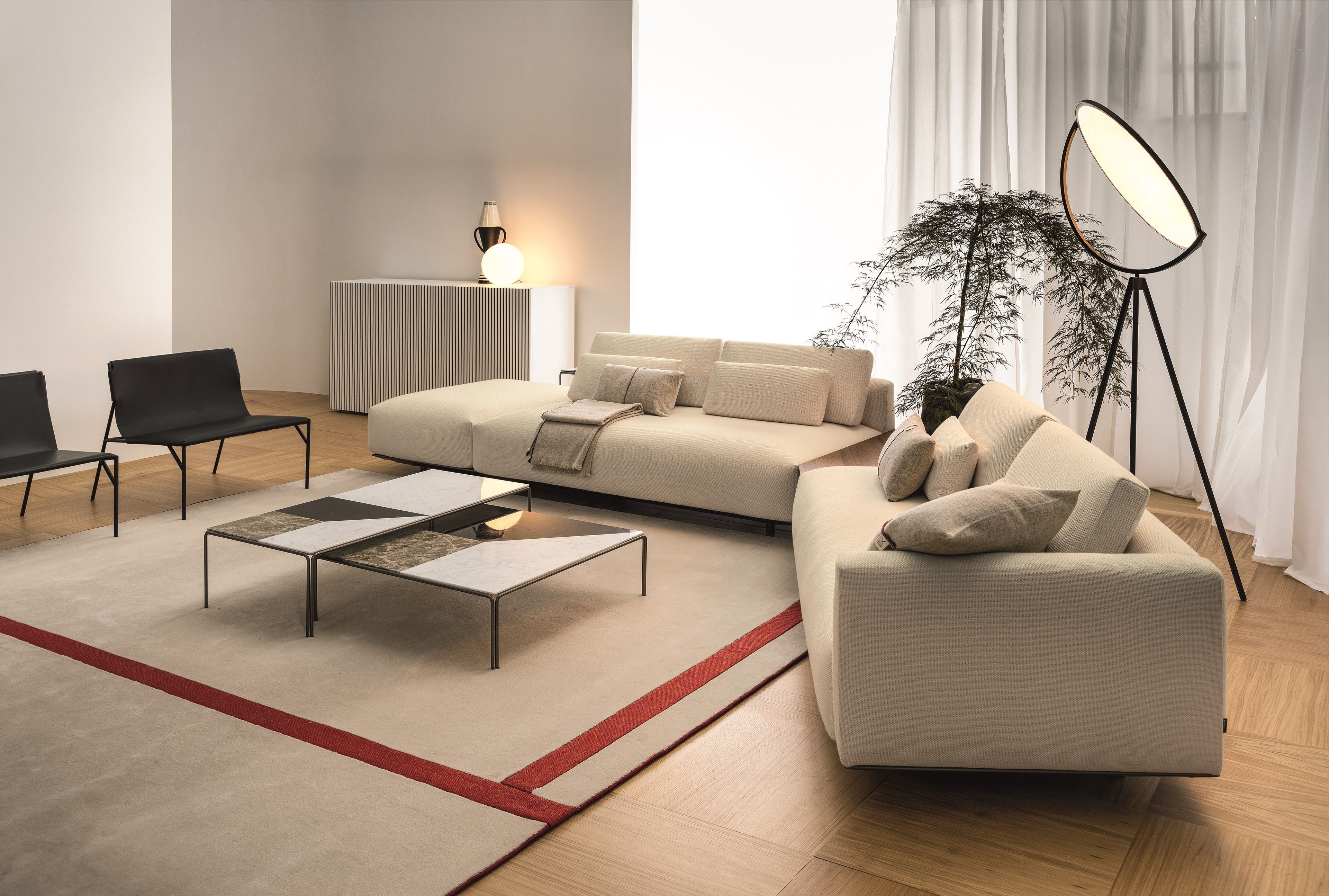 2-местный съемный диван из ткани или кожи Casamania & Horm Billie ARCH-00064860 - Вид №11