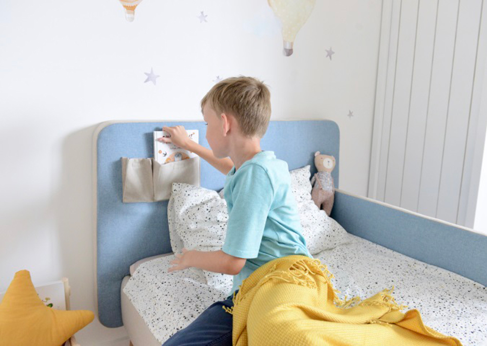 Кровать подростковая Soft бежевая, голубая ELLIPSE ELLIPSE SOFT 351720 Бежевый;голубой Santreyd  - Вид №4