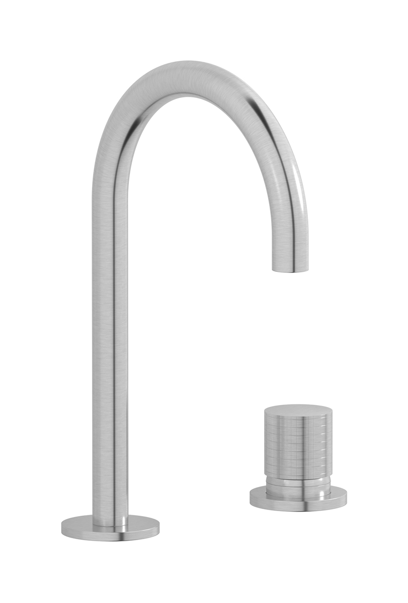 Смеситель для раковины на 2 отверстия WE ARE IB ga394ss Brushed Nickel Gatsby