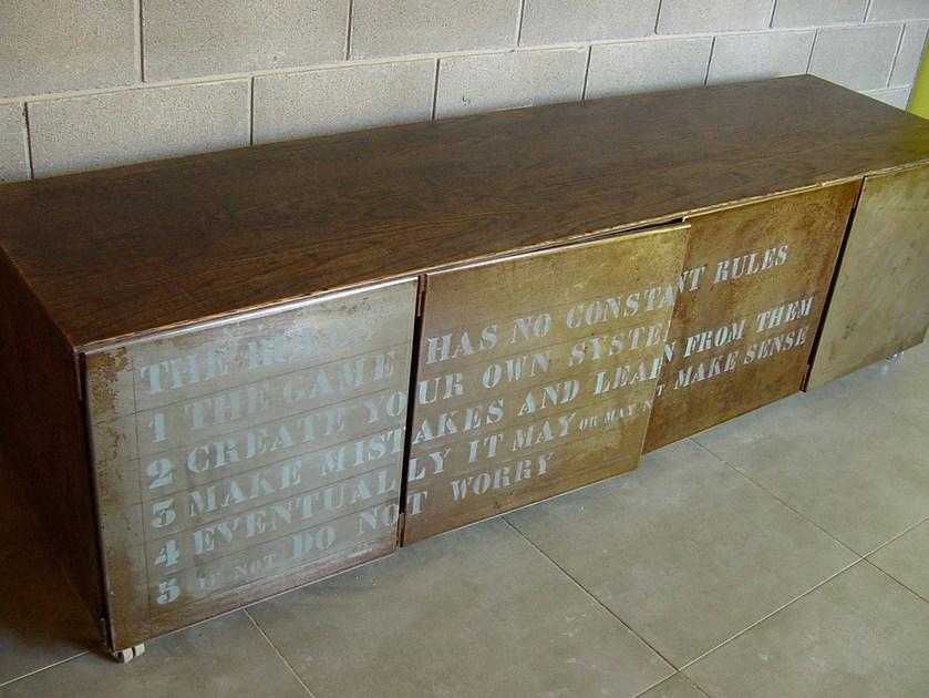 ICI ET LÀ Буфет из стали в индустриальном стиле Handmade metal furniture by ici et là Smu05 - Вид №4