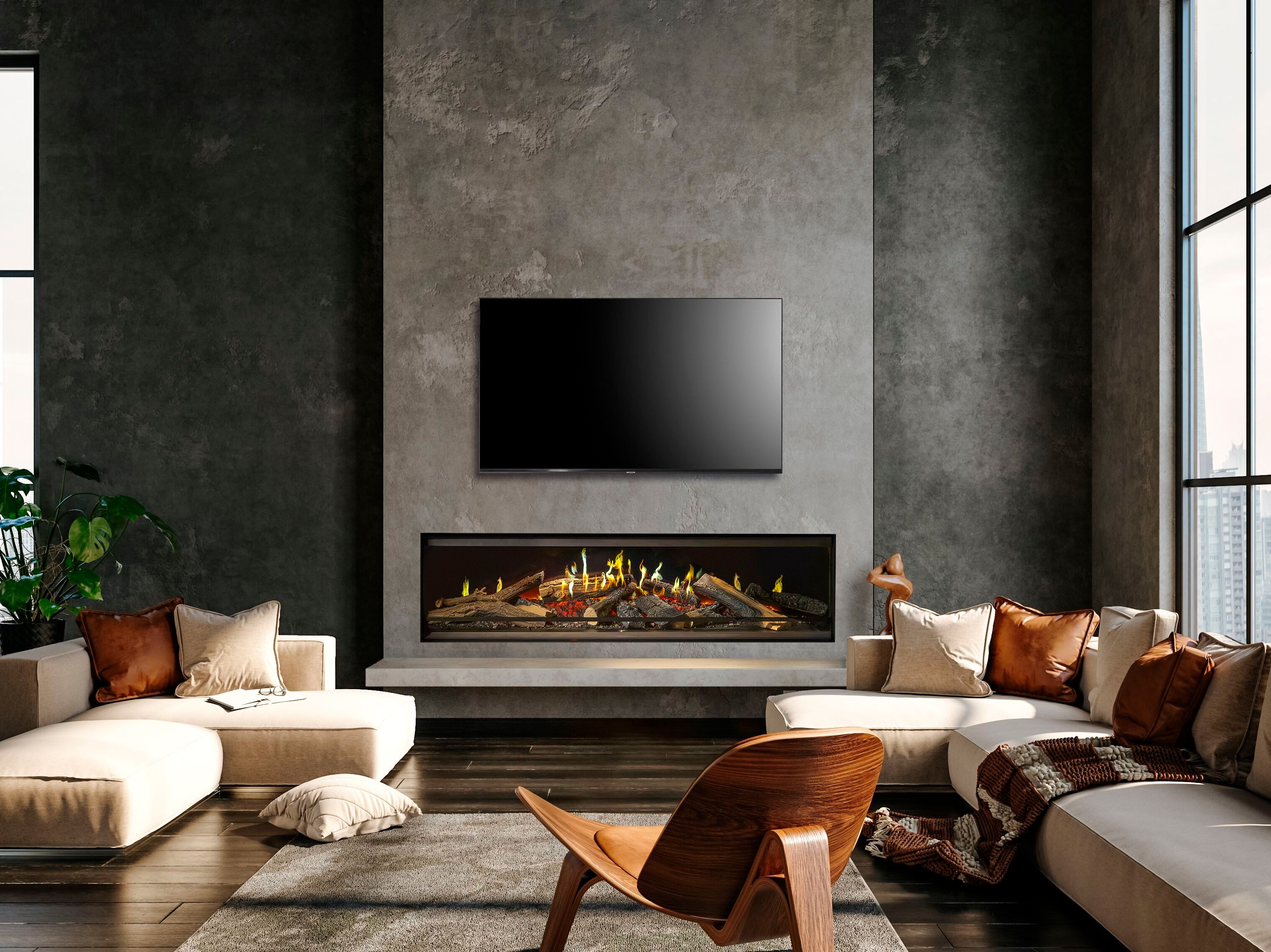 Голографический камин KALFIRE E-ONE 160F ARCH-00006727 - Вид №1