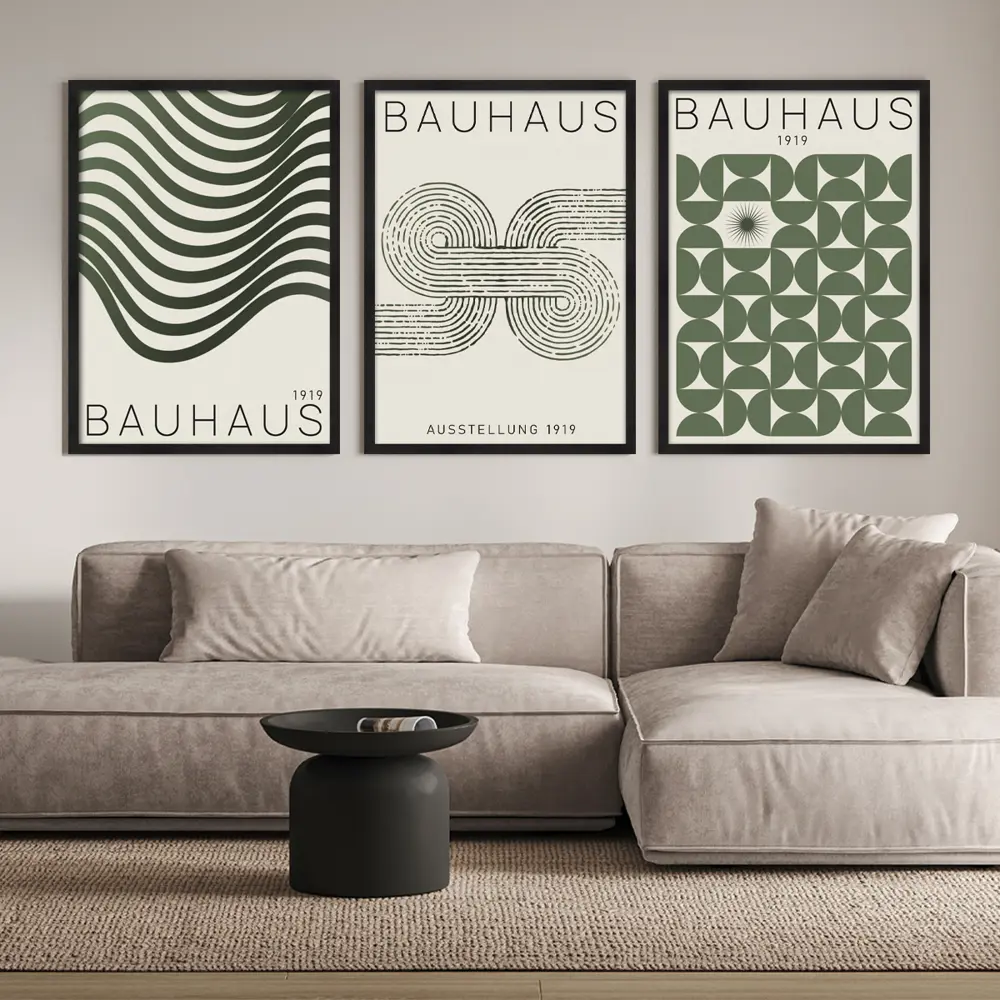 Картина с рамкой Postermarket Зеленая геометрия 50x70 см цвет зеленый 89399976 STLM-2109635  - Вид №3