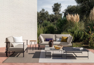 2-местный тканевый садовый диван