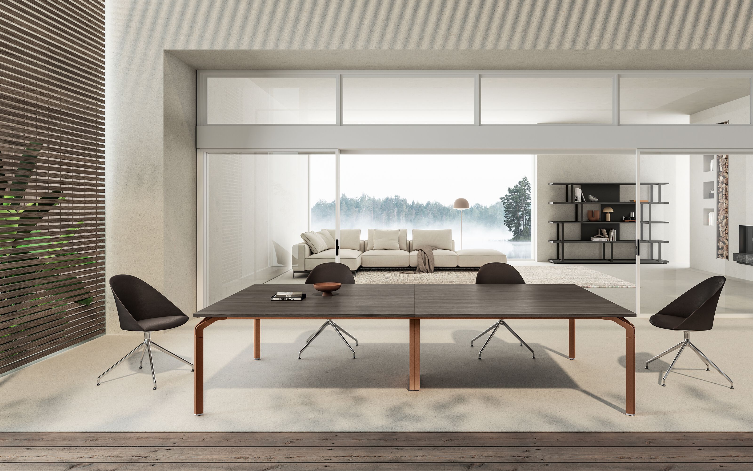 Стол / Стол для совещаний из шпона About Office йога ARCH-00106718 - Вид №7