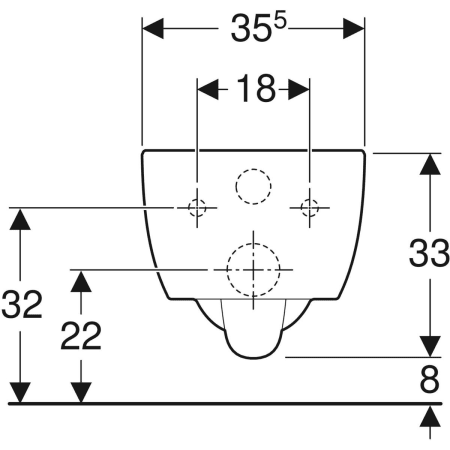 204000000 Подвесной унитаз настенный Белый Geberit  Германия  - Вид №3