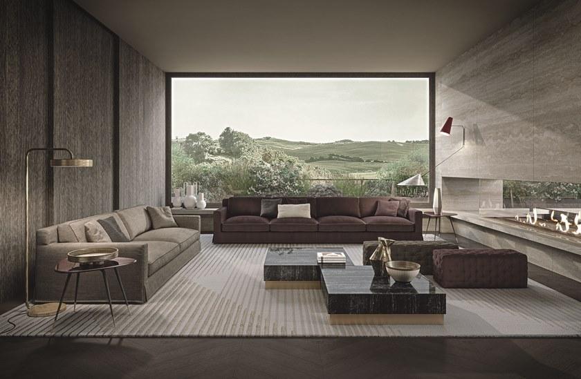 Frigerio Salotti Низкий квадратный журнальный столик из керамогранита Joey sun-id-1489486 - Вид №1