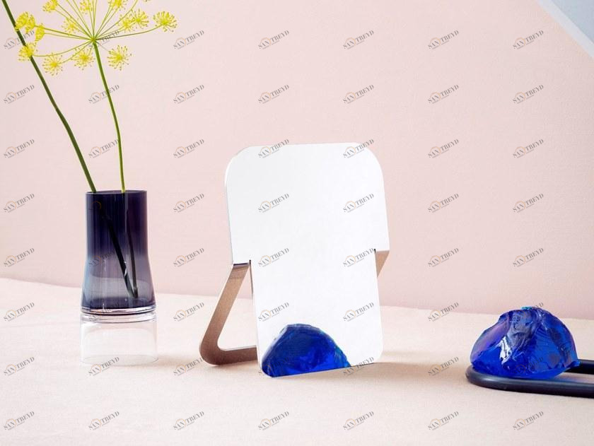 HIRO Настольное зеркало из нержавеющей стали sun-id-1444370