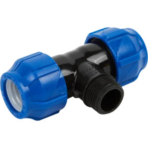 Тройник комбинированный ПНД Valfex 25x3/4"x25 мм НР 1210022503425