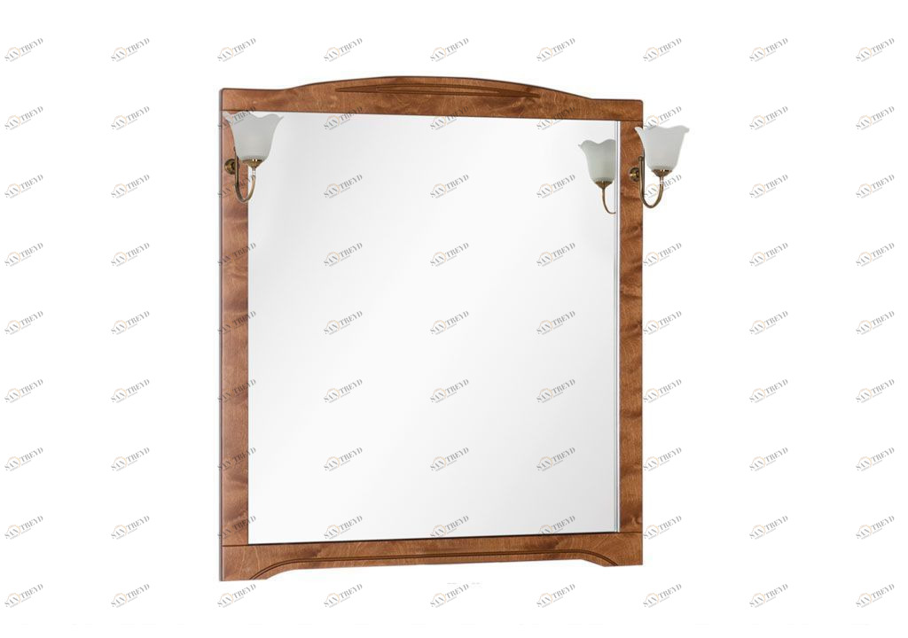 Зеркало Aquanet Луис 100 темный орех 00173209