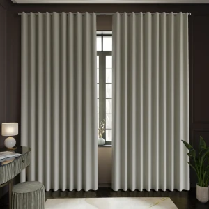 MIAMOZA Комплект штор Джулия серые 150x250 см с затемнением 89417859