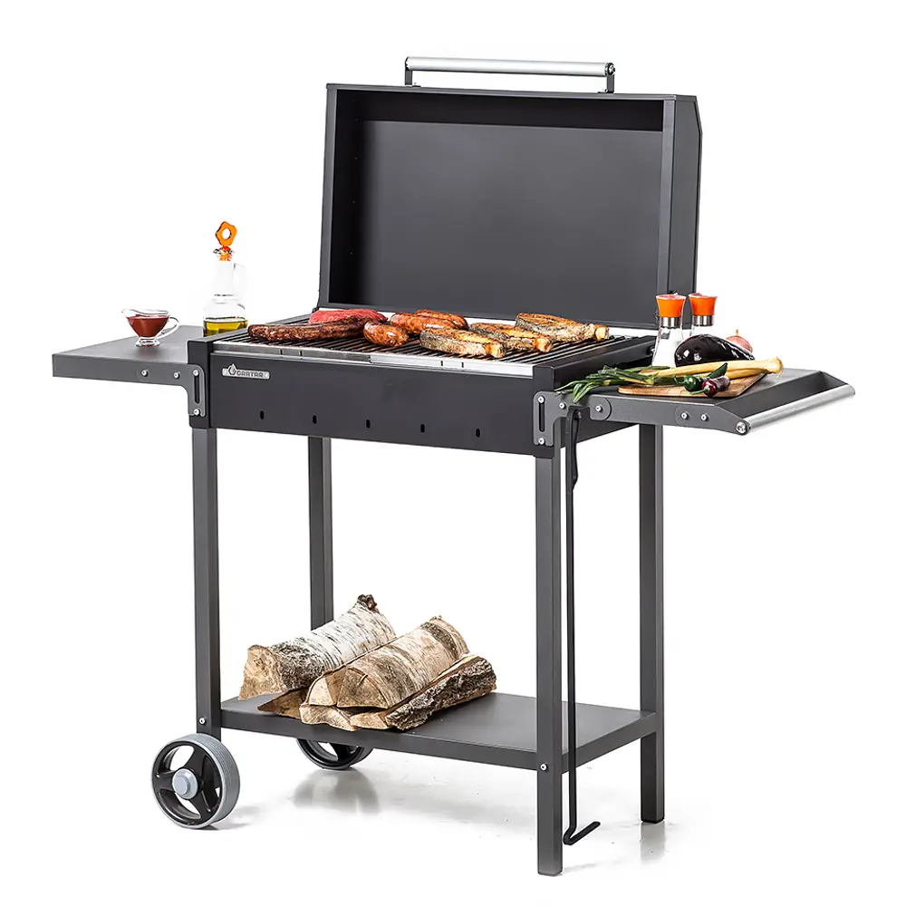 Передвижной гриль-мангал NATERIAL МАН 203 с крышкой и полками 17636486 STLM-0008452 - Вид №8