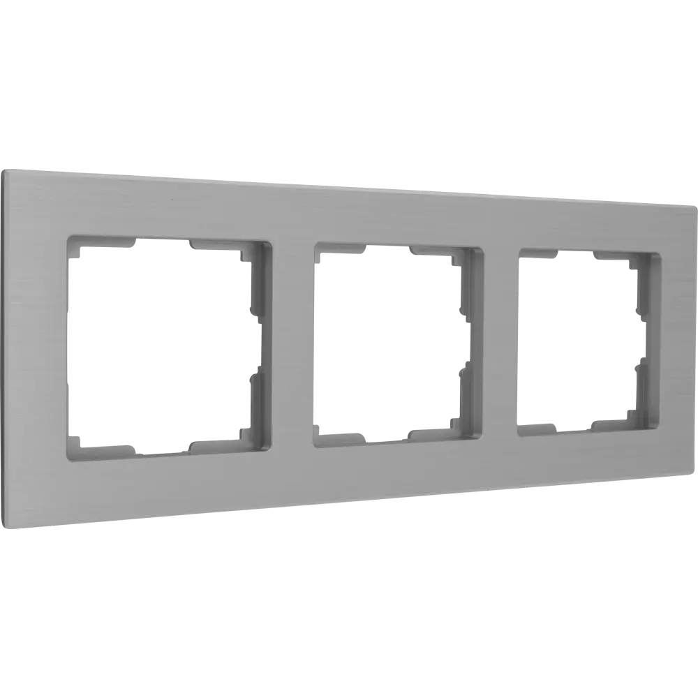 Рамка Werkel Aluminium для тройной розетки в металлическом исполнении 17781923 STLM-0008588 - Вид №1