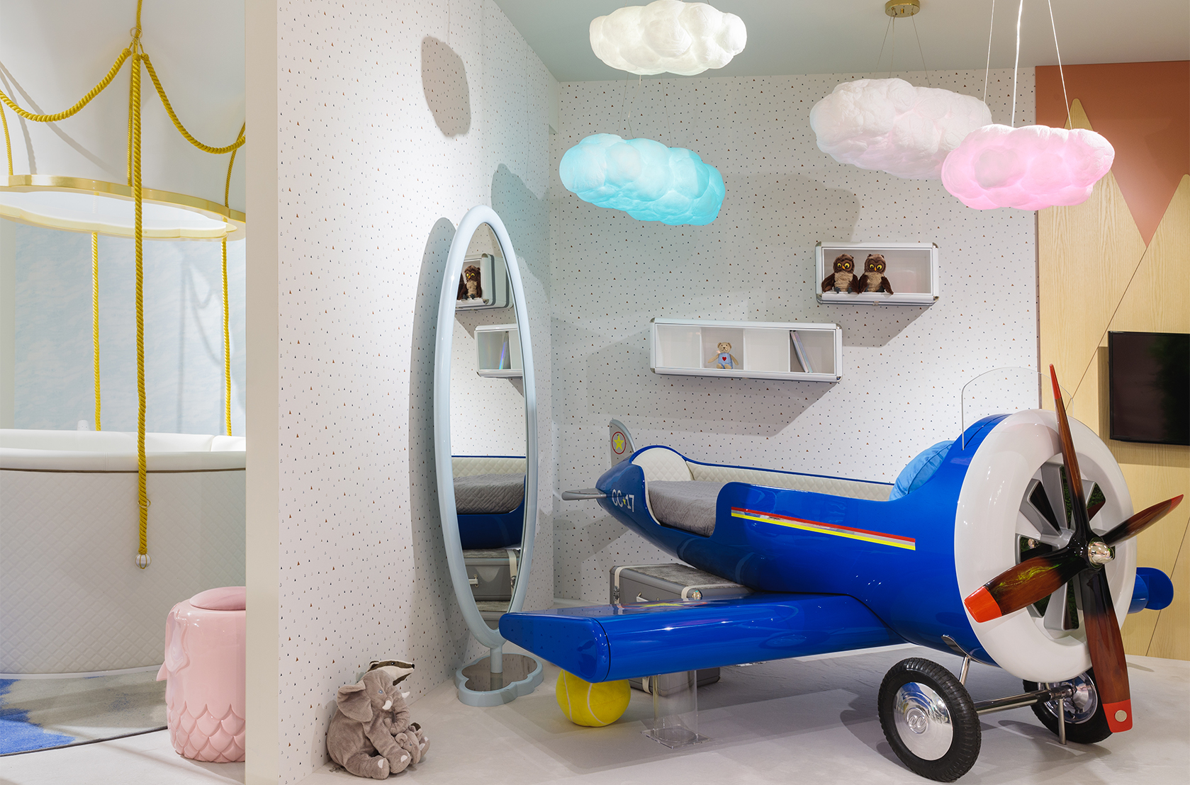 CIST800 Полки в детскую Фэнтези Воздушная Полка Малая Circu  - Вид №12