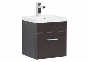 Тумба с раковиной Aquanet Нота NEW 40 венге