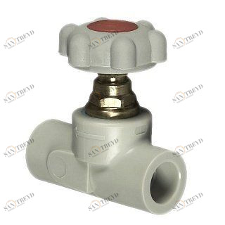 Вентиль 40 пластиковый прямоточный FV-PLAST 304040