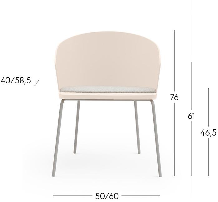Billiani Кресло ясень с мягким сиденьем Fitt hug 048 - Вид №1