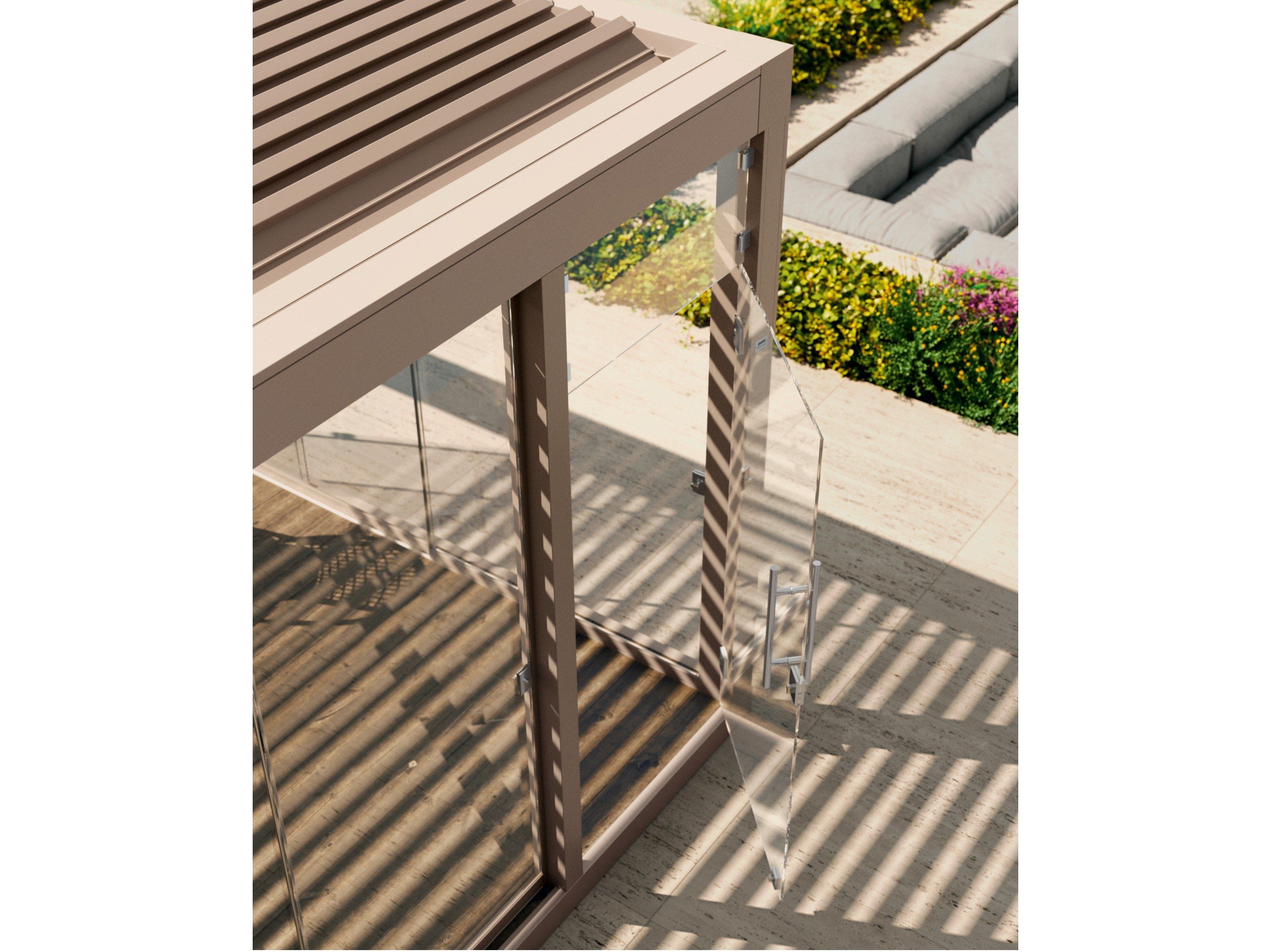 Наружная стеклянная входная дверь Pratic Glass ARCH-00065766