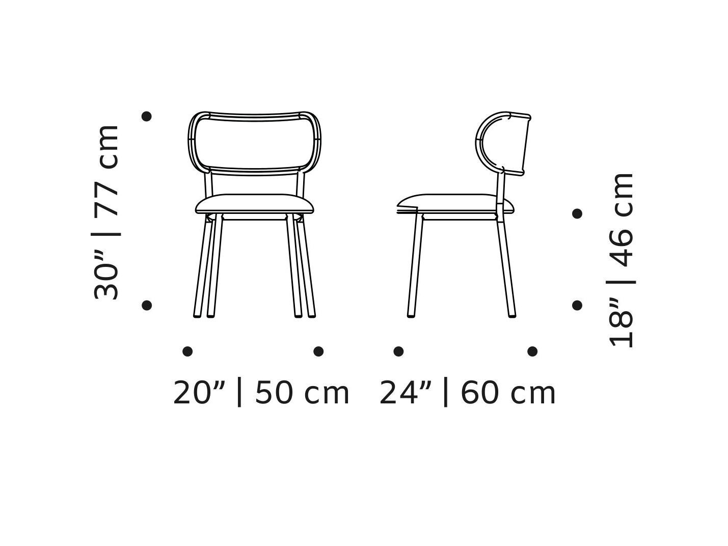 Металлический стул Mambo Unlimited Ideas Louise ARCH-00107599 - Вид №7