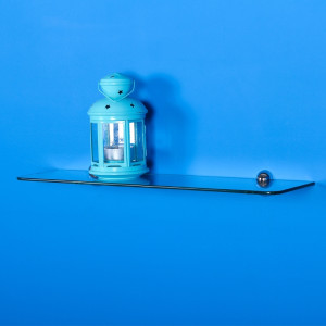 Стеклянная полка с кронштейнами, комплект , 600х150х6 мм, матовый LJPS0313 Public Steel Россия