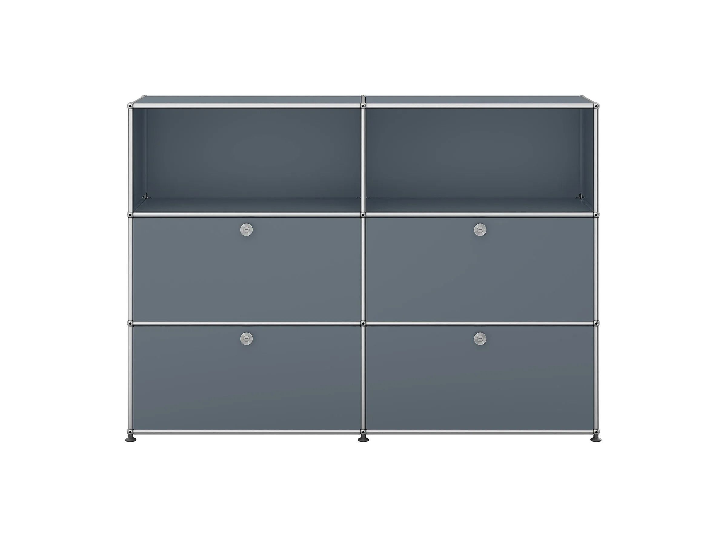 Секционный шкаф из стали с откидными дверцами USM USM SELECTION ARCH-00096321 - Вид №13