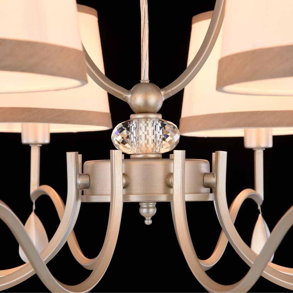 Подвесная люстра Freya Teona FR5538PL-08BR FREYA ДИЗАЙНЕРСКИЕ, TEONA 187187 Серый  - Вид №1