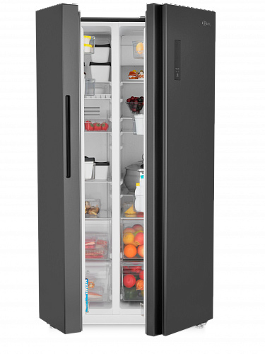 9953099 Холодильник Side by Side   ZUGEL ZRSS630B черный STDN-0027801 - Вид №6