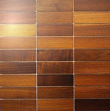 Мозаика и 3D панели из дерева Da Vinci Мозаика 9x3 Thermo Wood 030 Ясень Селект (Гладкая) 324х324 мм 1301100030 - Вид №1