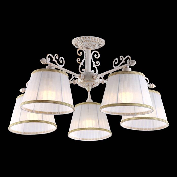 Потолочная люстра Arte Lamp Jess A9513PL-5WG ARTE LAMP ДИЗАЙНЕРСКИЕ, JESS 058584 Белый  - Вид №1