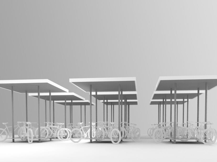 Велосипедный навес Viscio Urban Design EUCLIDE ARCH-00114030 - Вид №7