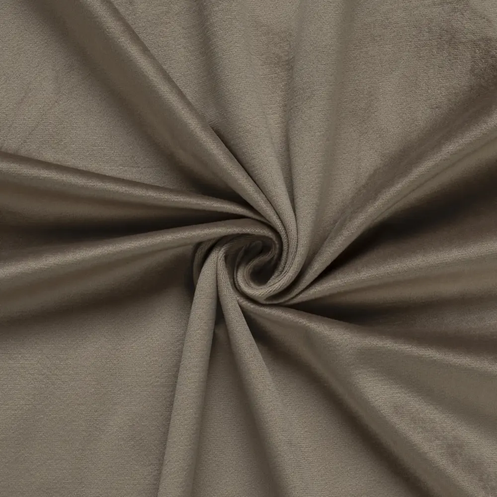 Ткань 1 м/п бархат 300 см цвет бежево-коричневый GARDEN STLM-2060090