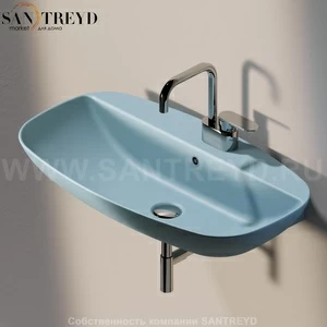 ND75PR5014 Подвесная раковина настенная прямоугольная Ceramica Flaminia Nuda