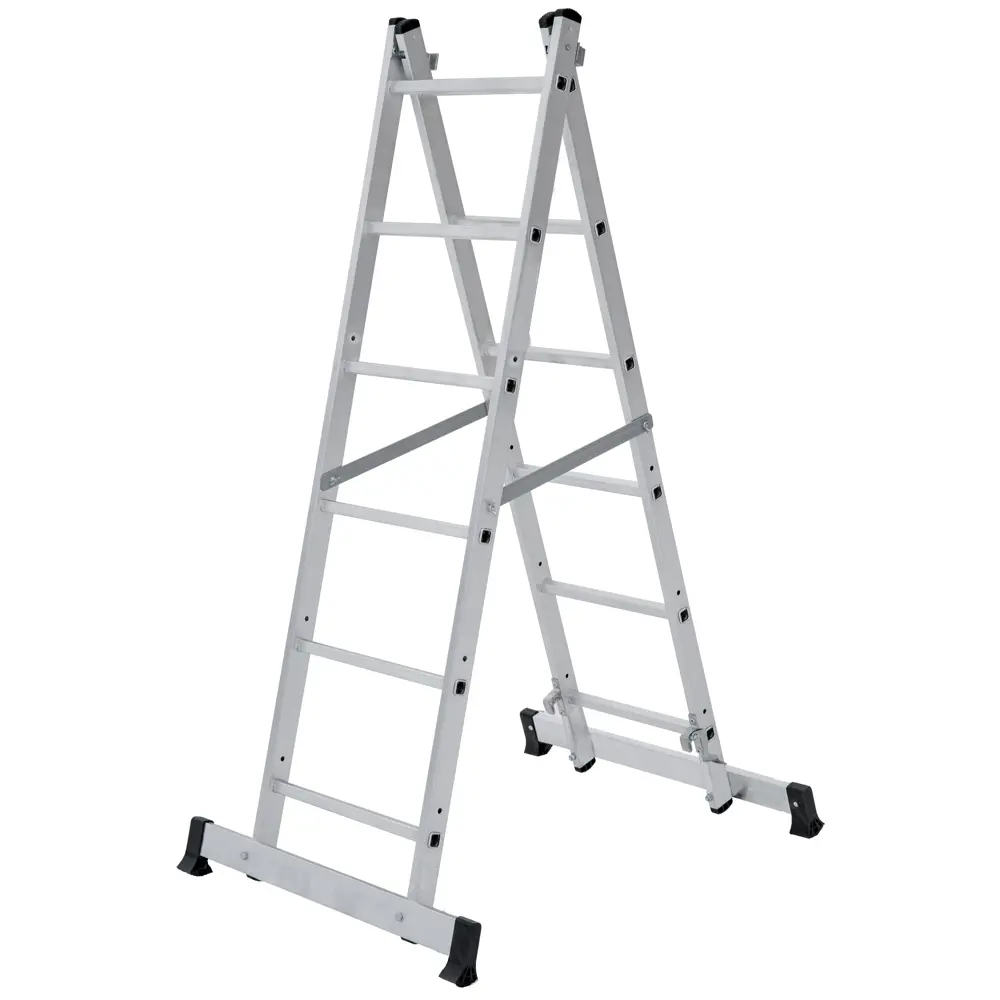 Лестница-трансформер подмости 2-секционные Kroft до 2.66 м 6 ступеней STLM-2017245 - Вид №5