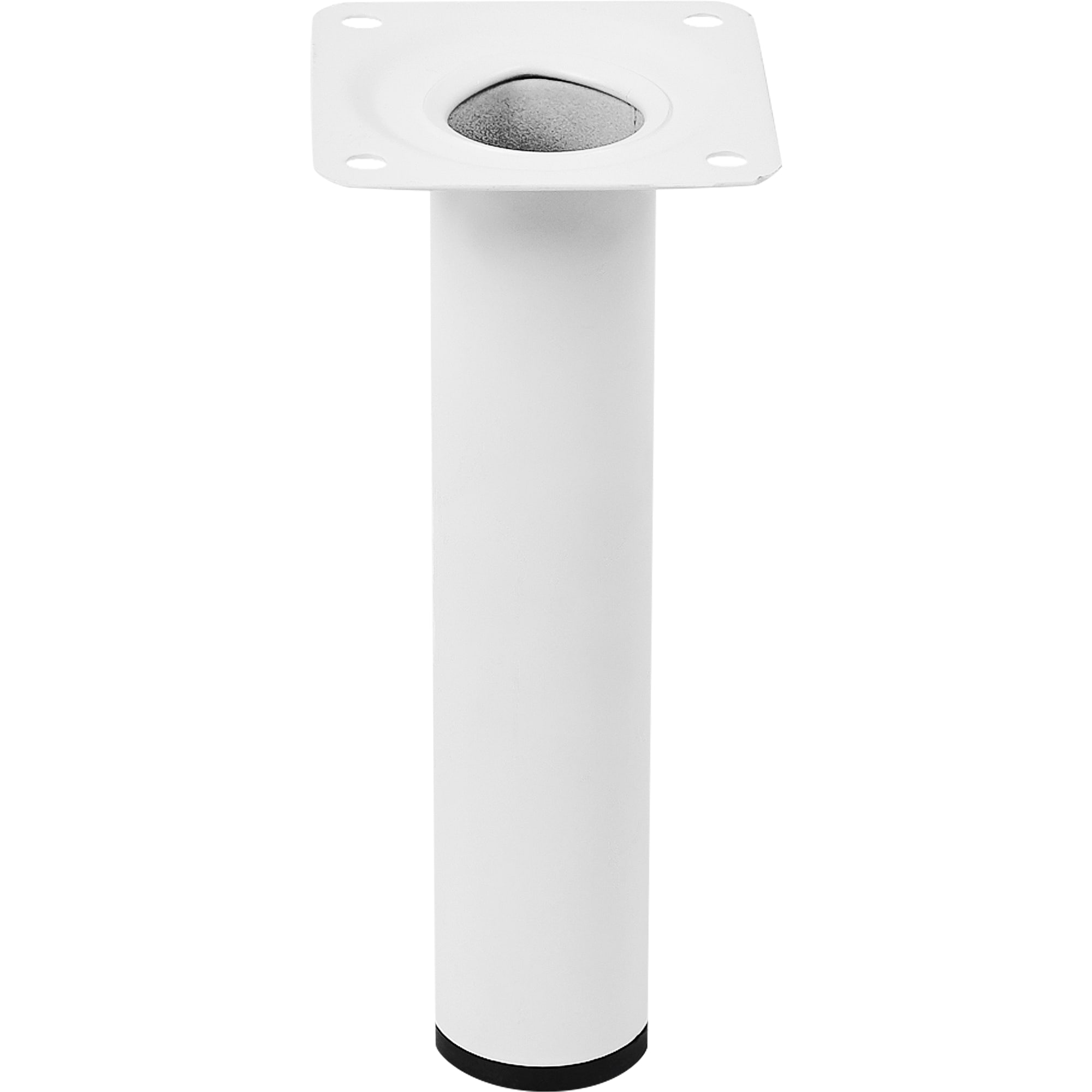 82732516 Ножка круглая 150х30 мм, сталь, цвет белый Santreyd 