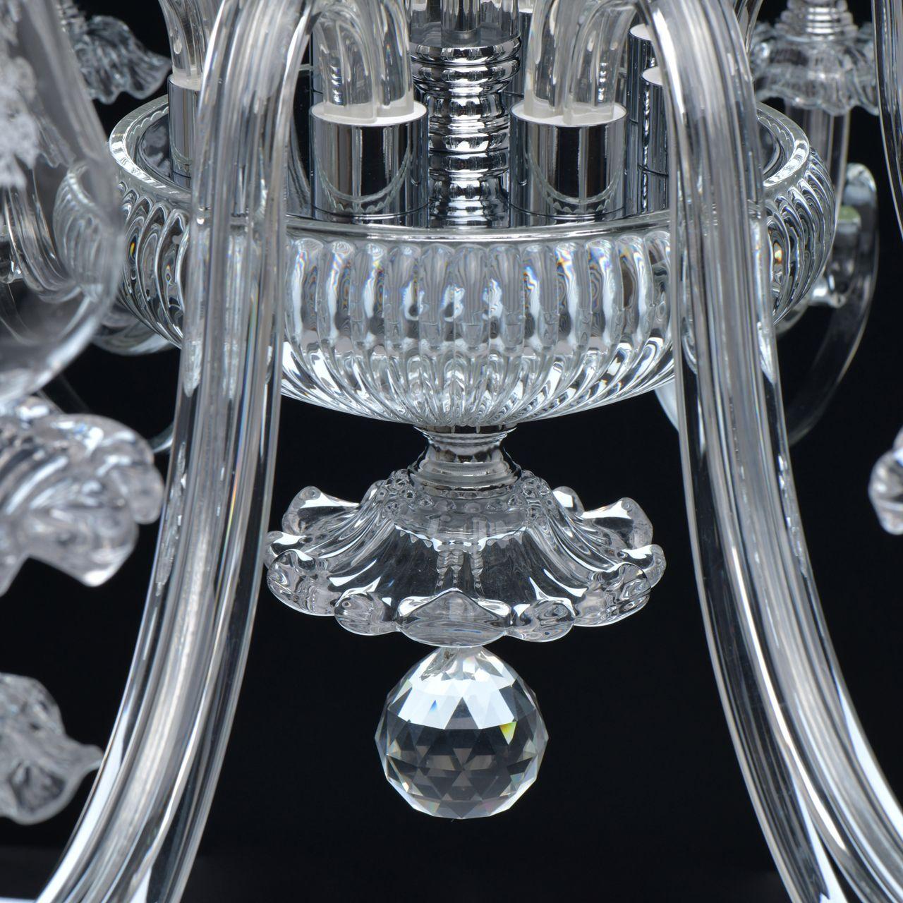 Подвесная люстра MW-Light Элла 483013908 MW-LIGHT ДИЗАЙНЕРСКИЕ, ЭЛЛА 285797 Хром  - Вид №1