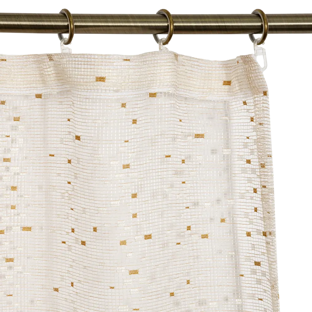 Тюль на ленте «Сеточка», 300х280 см, мотивы, цвет бежевый ТОРГОВЫЙ ДОМ ТЕКСТИЛЬ STLM-2155751 - Вид №4